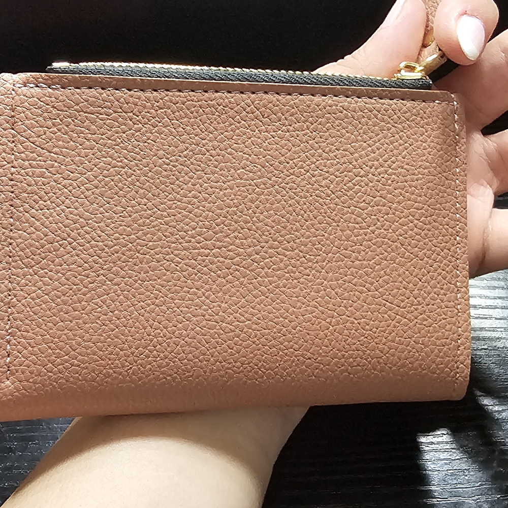 Cherry Embroidered Tan Wallet - Picture 4 of 5